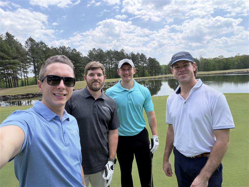 Great weather, great company! The CleanArc team enjoyed a day on the green at Mattaponi Springs